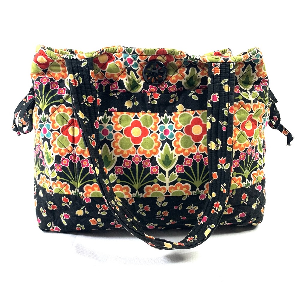 Quilted Floral Tote Bag, Vegan Friendly, Cottage, Prairie.